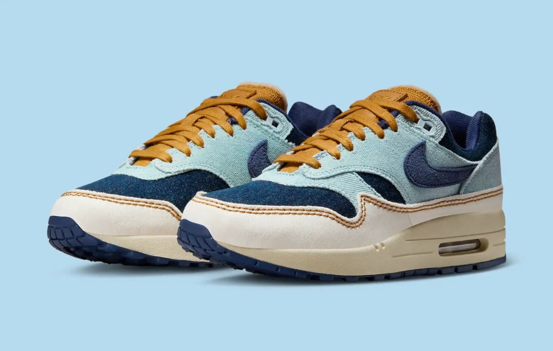 Nike air max sales 1 blauw dames