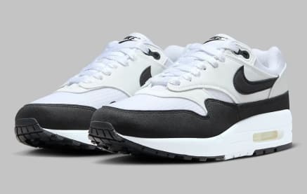 Nike air max 1 discount dames zwart wit