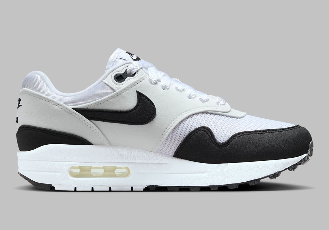 Nike air max cheap 1 dames wit zwart