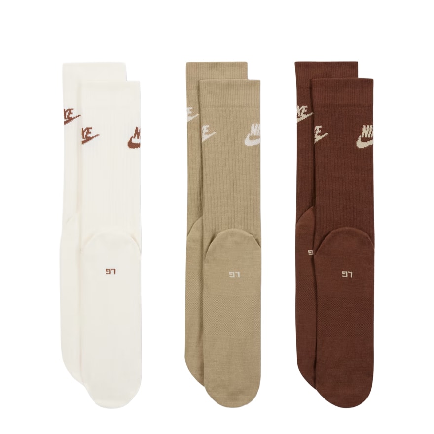 Nike Sportswear Everyday Essential Crew sokken (3 paar)