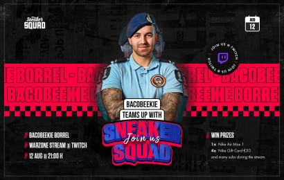 Sneaker Squad Twitch Stream Baco Beekie