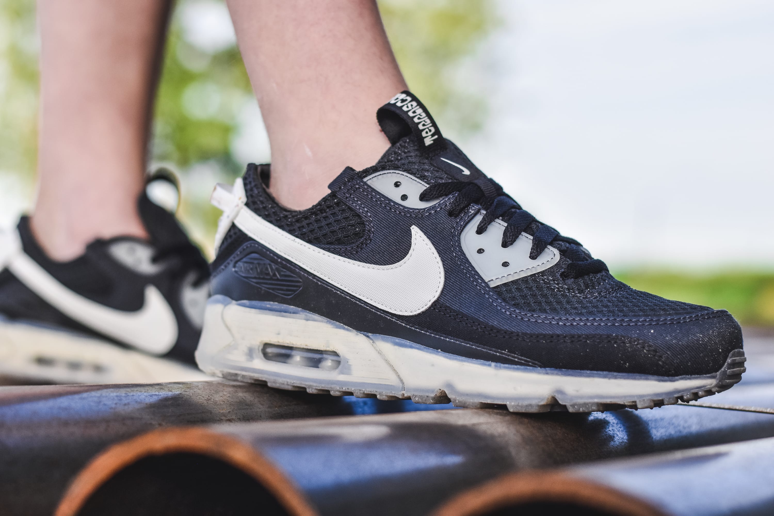 2 Nike Air Max 90 Terrascape Black White colorway DM0033 002