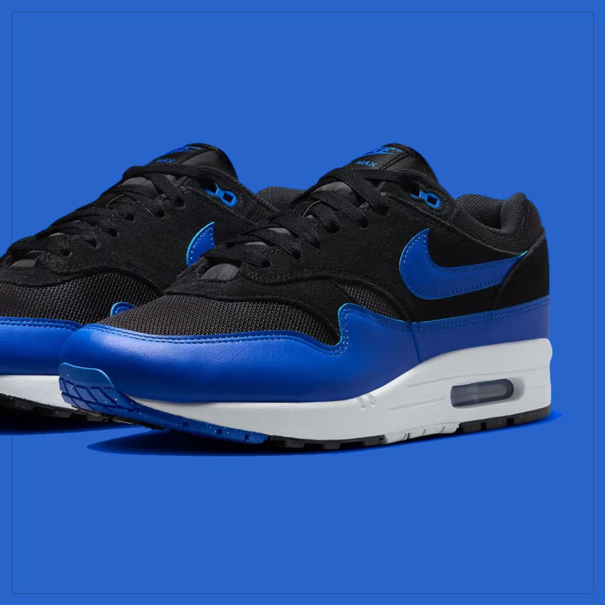 5 nike air max 1 black hyper royal fz5808 010