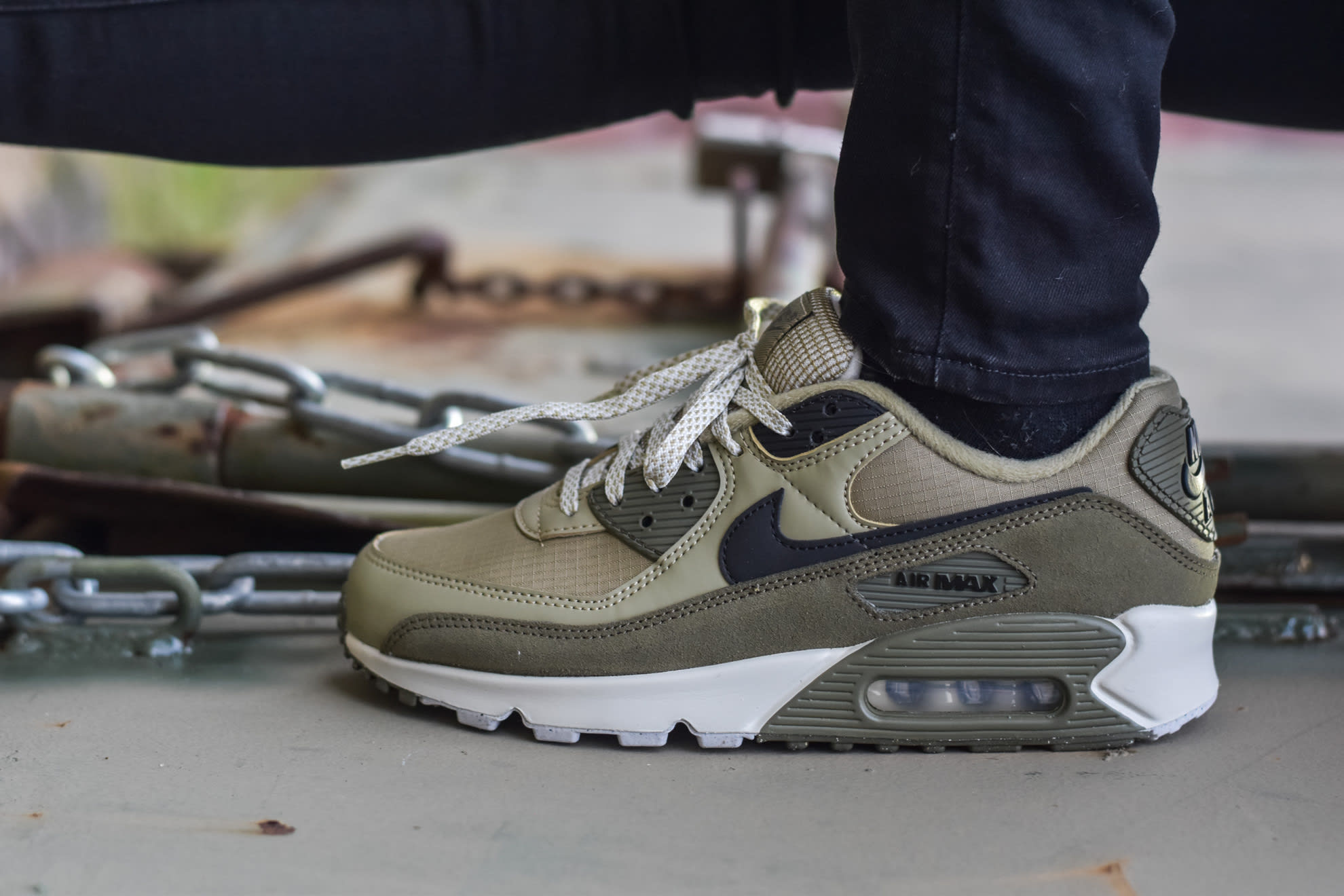 Air max 9 hot sale maharishi maha olive