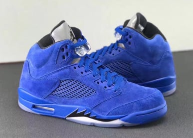 De Air Jordan 5 Blue Suede Is Vanaf September Verkrijgbaar