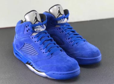 De Air Jordan 5 Blue Suede Is Vanaf September Verkrijgbaar