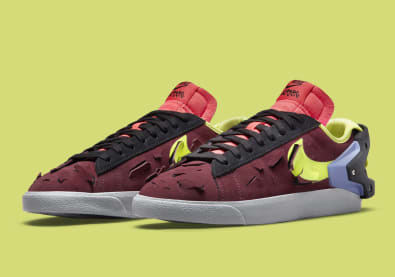 ACRONYM x Nike Blazer Low Night Maroon Foto 1