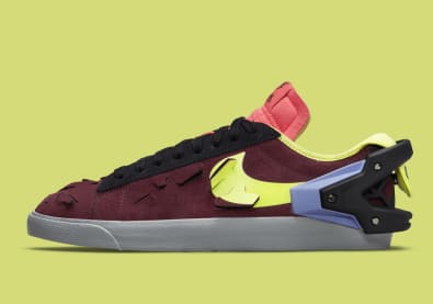 ACRONYM x Nike Blazer Low Night Maroon Foto 2