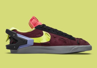 ACRONYM x Nike Blazer Low Night Maroon Foto 3