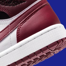 Jordan voegt een dosis goud toe aan deze nieuwe Jordan 1 Mid "Maroon"