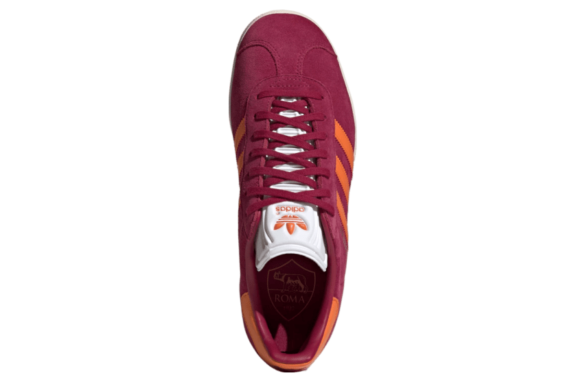 AS Roma x Adidas Gazelle Burgundy Foto 1