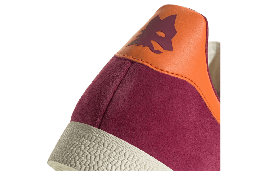 AS Roma x Adidas Gazelle Burgundy Foto 4