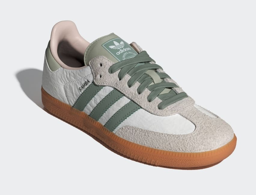 Adidas Samba OG Silver Green Foto 2