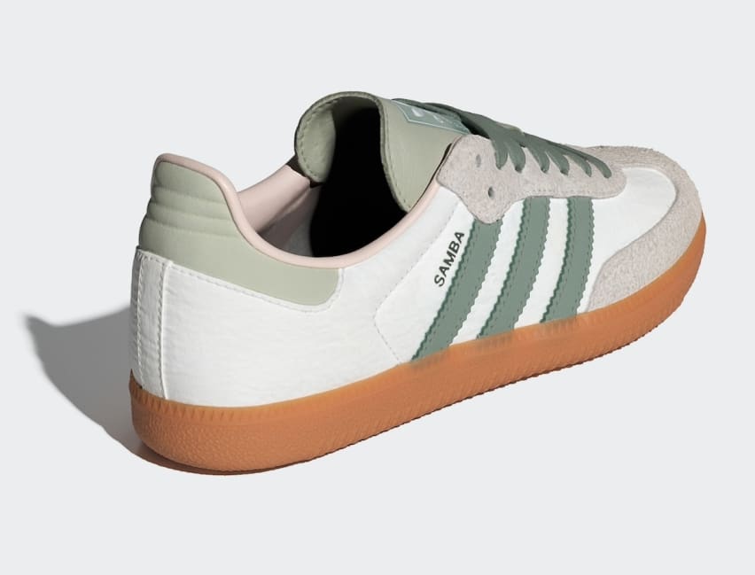 Adidas Samba OG Silver Green Foto 3