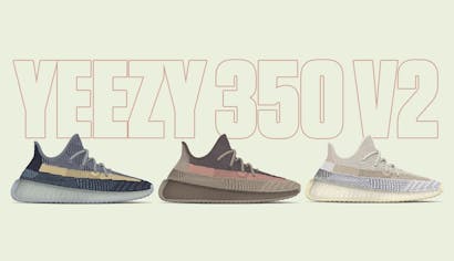 Adidas dropt volgend jaar drie nieuwe "Ash" colorways voor de Yeezy Boost 350 v2
