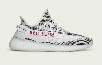 Adidas geeft je nog één kans om de Adidas Yeezy Boost 350 V2 "Zebra" te scoren