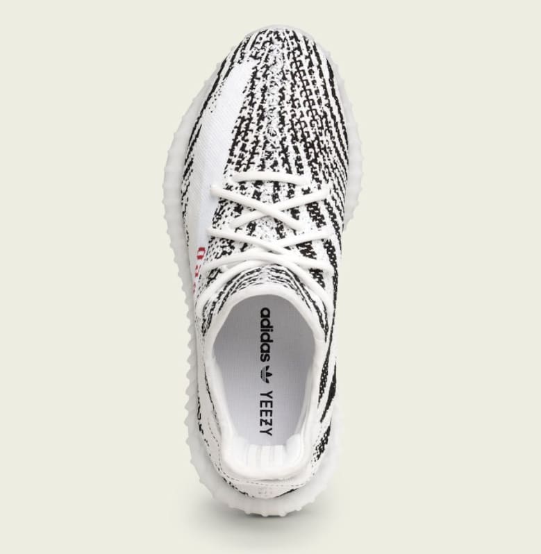 Adidas geeft je nog één kans om de Adidas Yeezy Boost 350 V2 "Zebra" te scoren
