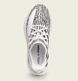 Adidas geeft je nog één kans om de Adidas Yeezy Boost 350 V2 "Zebra" te scoren