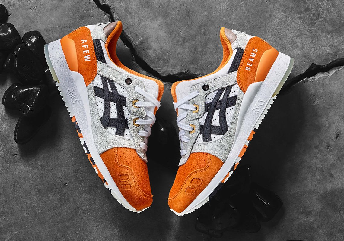 Afew, BEAMS en ASICS gaan de samenwerking aan voor de Gel-Lyte III "Orange Koi"