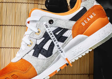 Afew, BEAMS en ASICS gaan de samenwerking aan voor de Gel-Lyte III "Orange Koi"