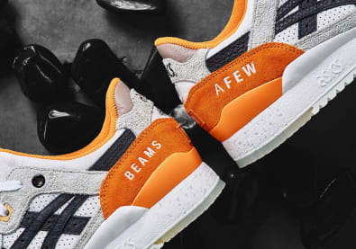 Afew, BEAMS en ASICS gaan de samenwerking aan voor de Gel-Lyte III "Orange Koi"