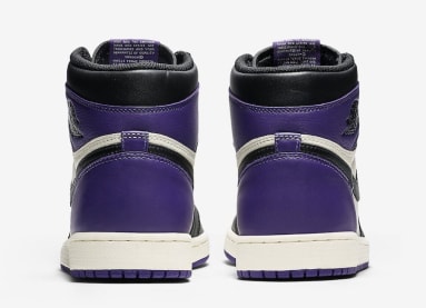 De Officiële Foto's Van De Air Jordan 1 Pine Green & Court Purple