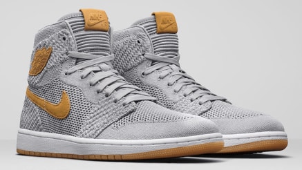 Air Jordan 1 Flyknit Wolf Grey