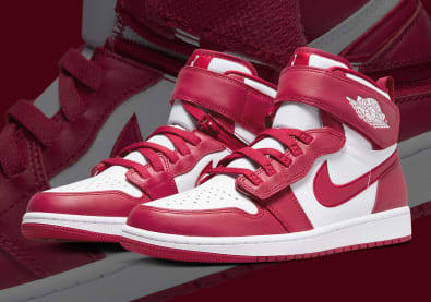 Air Jordan 1 High Fly Ease Cardinal Red Foto 1