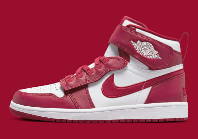 Air Jordan 1 High Fly Ease Cardinal Red Foto 2