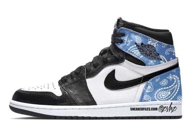 Zo gaat de Air Jordan 1 "Paisley" er volgend jaar uitzien