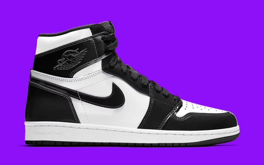 Air Jordan 1 High OG Patent Black White