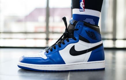 Blue jordan 1 high deals