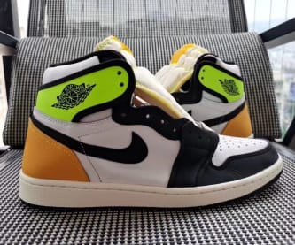 Deze knallende Volt colorway voor de Air Jordan 1 dropt begin 2021