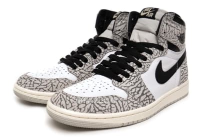 Air Jordan 1 High OG White Cement Foto 1