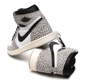 Air Jordan 1 High OG White Cement Foto 5