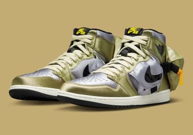 Air Jordan 1 High Stash Neutral Olive Foto 2