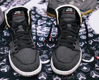 De Air Jordan 1 High Zoom is gemaakt van gerecycled materiaal