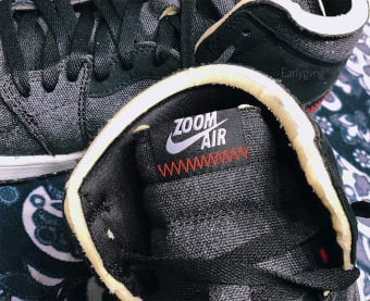 De Air Jordan 1 High Zoom is gemaakt van gerecycled materiaal