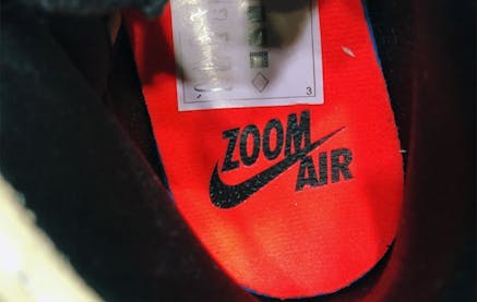 De Air Jordan 1 High Zoom is gemaakt van gerecycled materiaal