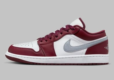 Air Jordan 1 Low Bordeaux Foto 2