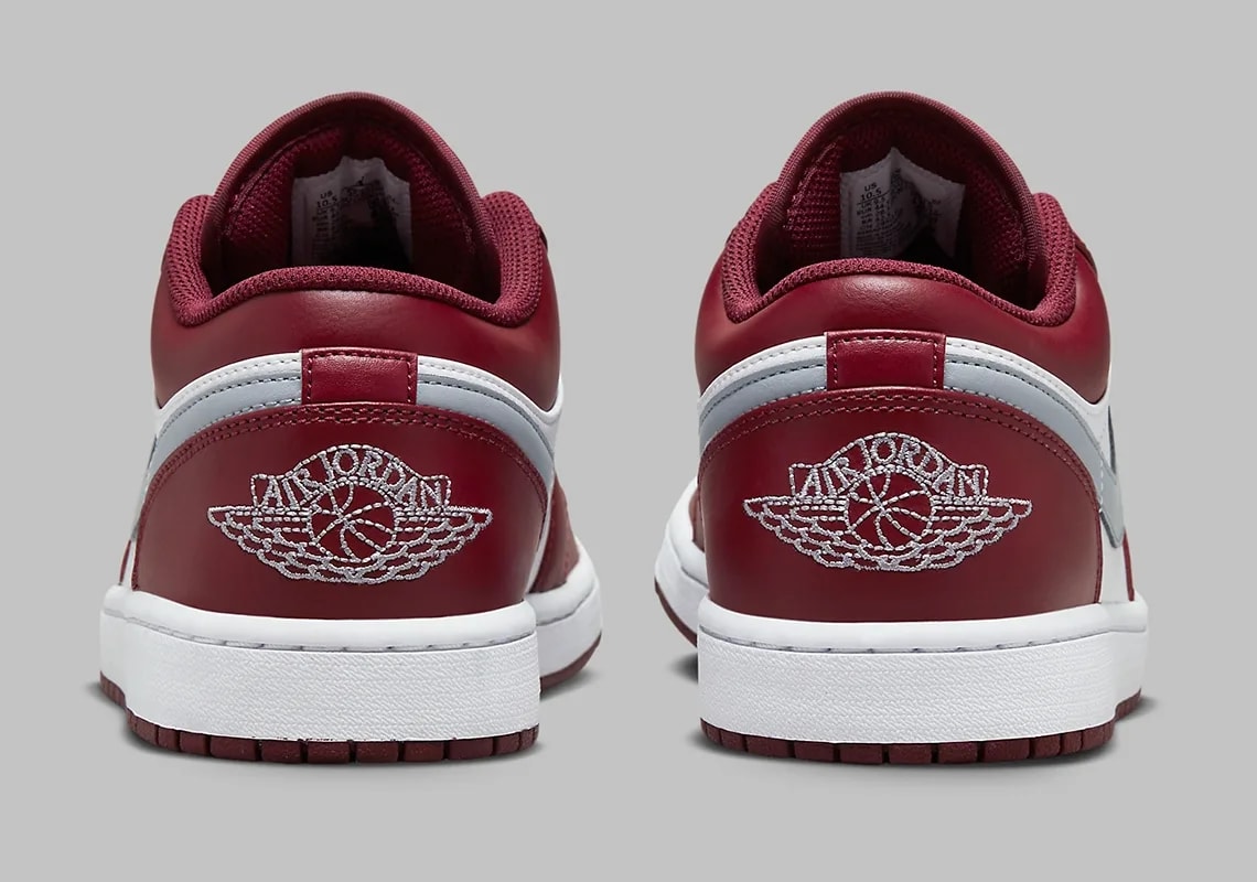 Air Jordan 1 Low Bordeaux Foto 5