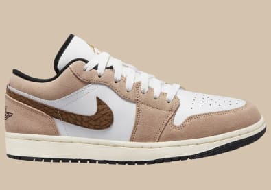 Air Jordan 1 Low Brown Elephant Foto 1