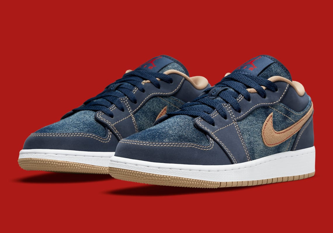 denim jordan 1 low