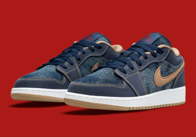 Air Jordan 1 Low Denim Foto 1