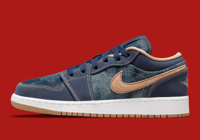 Air Jordan 1 Low Denim Foto 2