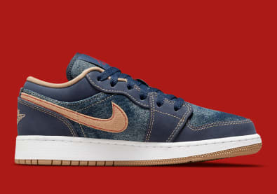 Air Jordan 1 Low Denim Foto 3