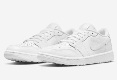 Air Jordan 1 Low Golf Triple White Foto 1