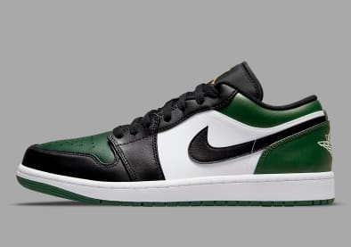 Air Jordan 1 Low Green Toe Foto 2