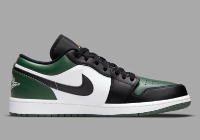 Air Jordan 1 Low Green Toe Foto 3