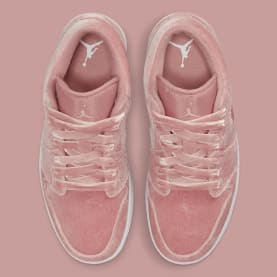 Air Jordan 1 Low Pink Velvet Foto 4